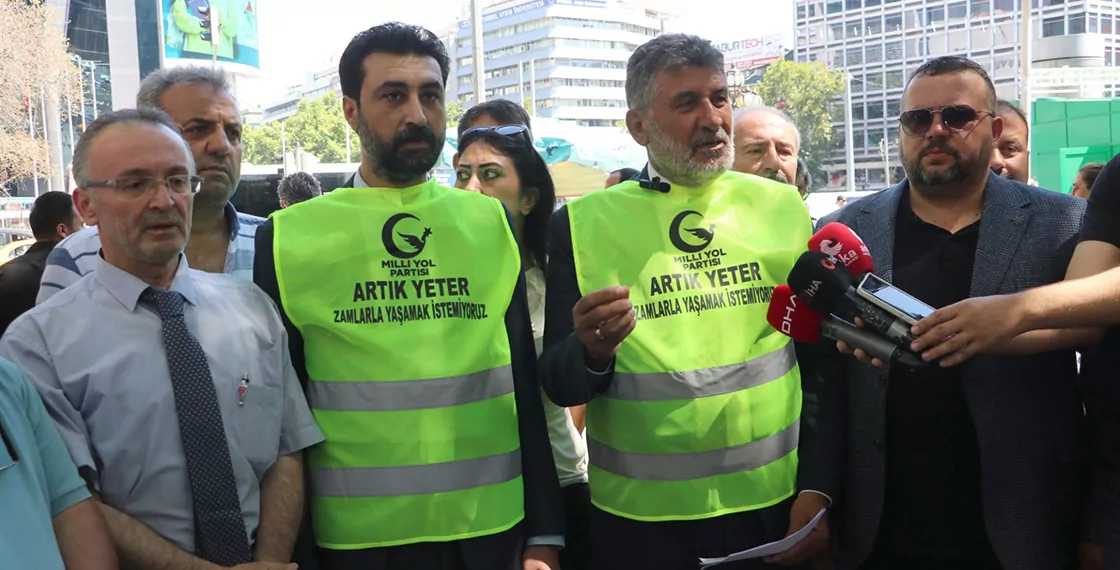 Milli yol partisi zamlari protesto ettie - politika - haberton