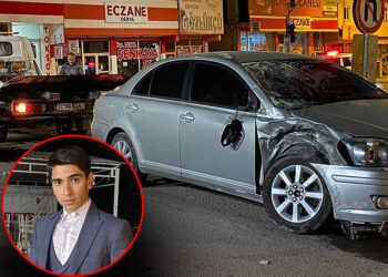 Motosikletle otomobil çarpıştı; 1 ölü, 1 yaralı