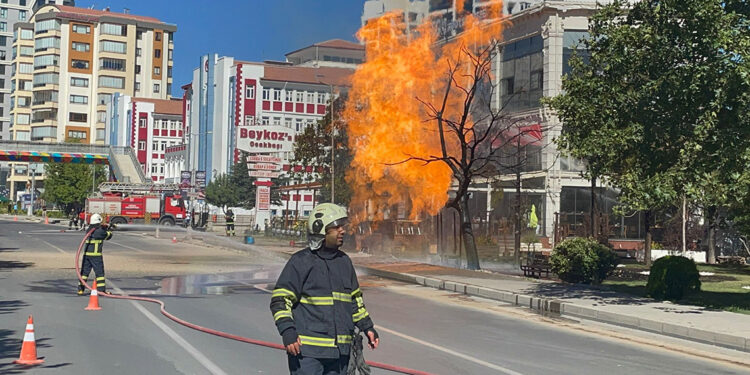 Niğde'de doğal gaz borusu patladı; 1 yaralı