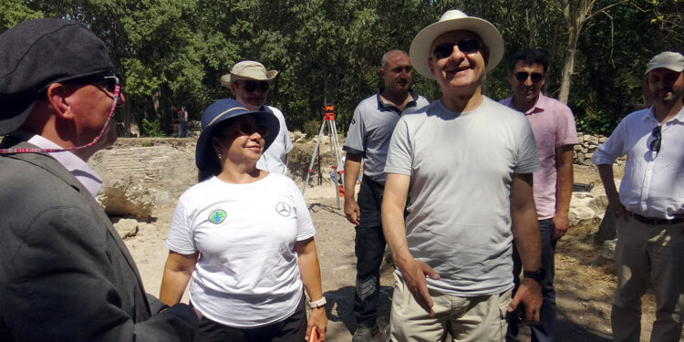 Polonya Büyükelçisi, Bathonea Antik Liman Kenti'nde