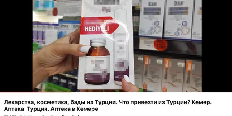 Rus çiftin 'ucuz eczane' tanıtımına soruşturma