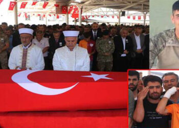 Şehit Uğur Özdemir, son yolculuğuna uğurladı