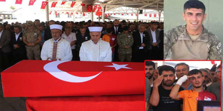 Şehit Uğur Özdemir, son yolculuğuna uğurladı