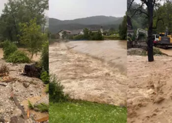 Slovenya'da aşırı yağışlar sele neden oldu