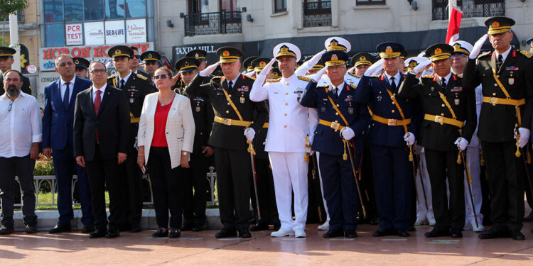 Taksim'de 30 Ağustos Zafer Bayramı Töreni