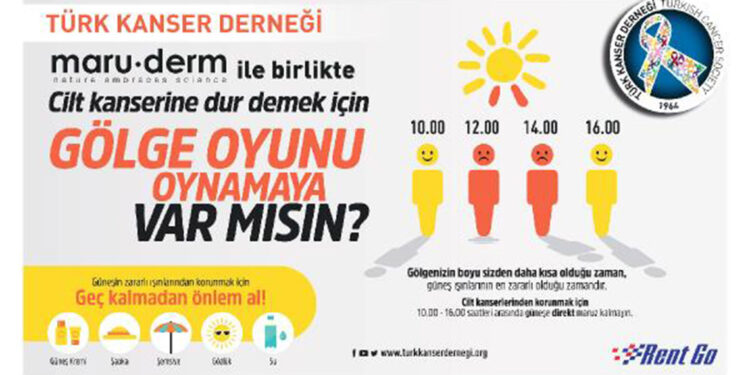 Türk Kanser Derneği’nden cilt kanserine farkındalık etkinliği