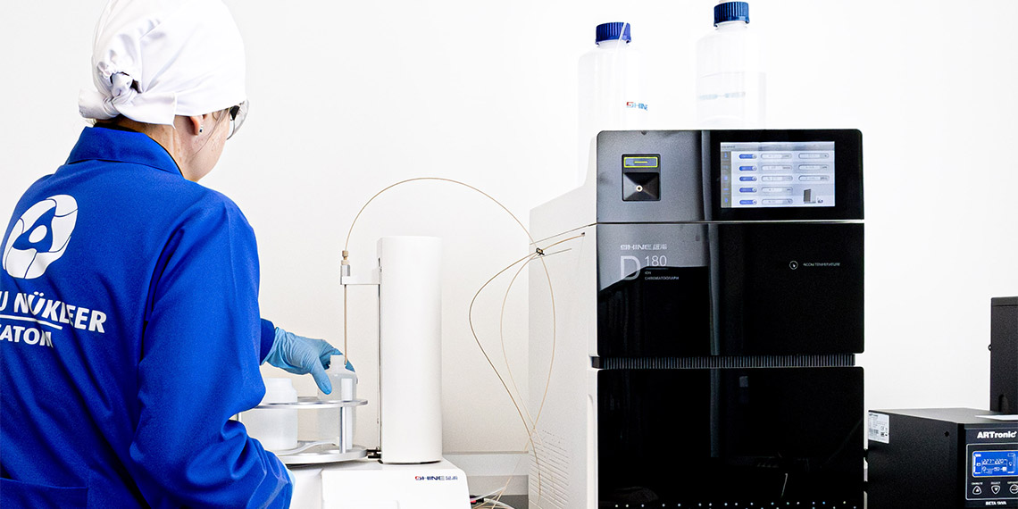 Akkuyu'da yüksek hassasiyetli analiz teknolojileri devrede