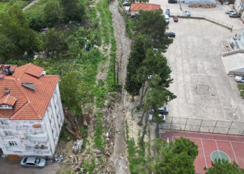 Antik su kanalında tarihi objeler ortaya çıktı
