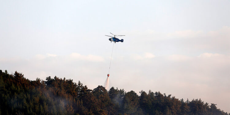 Antalya'daki orman yangını 2'nci gününde