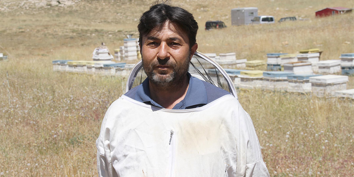 Torosların eteğinde bal hasadı başladı