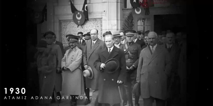 Atatürk'ün restore edilmiş arşivlik görüntüleri