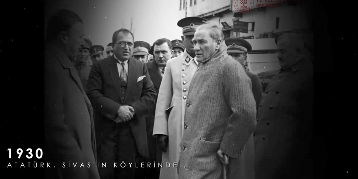 İlk kez yayınlandı, Mustafa Kemal Atatürk'ün restore edilmiş arşivlik görüntüleri izleyicilere sunuldu.