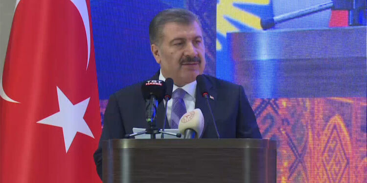 Bakan Koca, TDT Sağlık Bakanları toplantısına katıldı