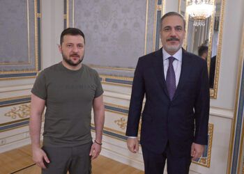Hakan Fidan Kiev'de