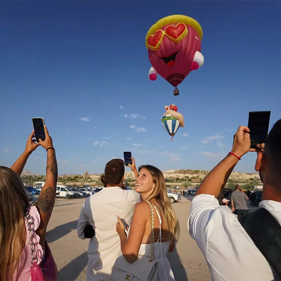 Kapadokya balon ve kültür yolu festivali'ne 1 milyon kişi katıldı