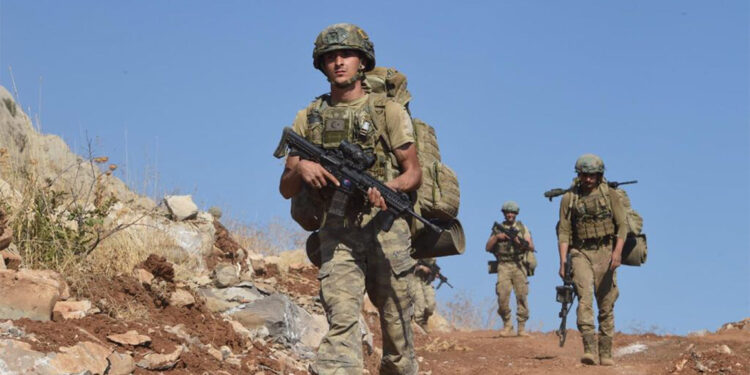 Mehmetçik, Eyyam-ı Bahur sıcaklarında görev başında