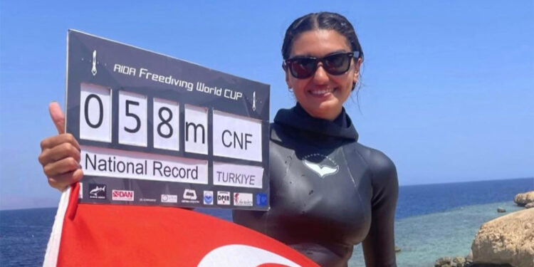 Yağmur Ergün'den Türkiye rekoru