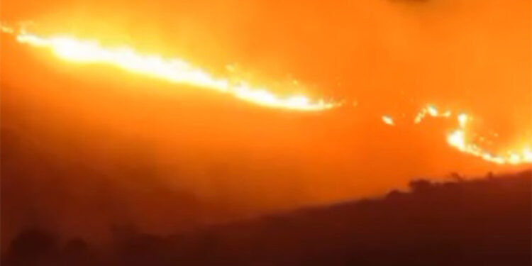 Niğde'de mera yangını çıktı