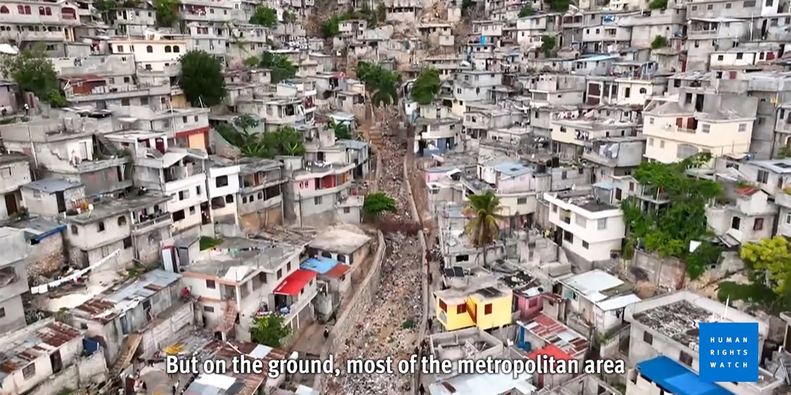 ABD merkezli insan hakları sivil toplum kuruluşu, Haiti'de çetelerin cinayet, adam kaçırma ve cinsel istismar dahil birçok olaya karıştığını ancak devlet müdahalesinin yok denecek kadar az veya hiç olmadığını belirtti.