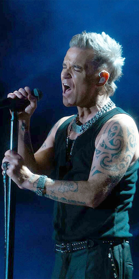 Robbie Williams Bodrum'da sahne aldı