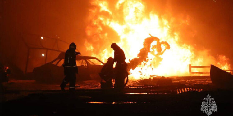 Rusya'da akaryakıt istasyonunda patlama; 30 ölü, 105 yaralı