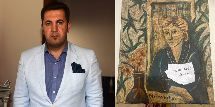 Tarihi eser uzmanına sahte tabloyu 20 milyon liraya satmak istediler