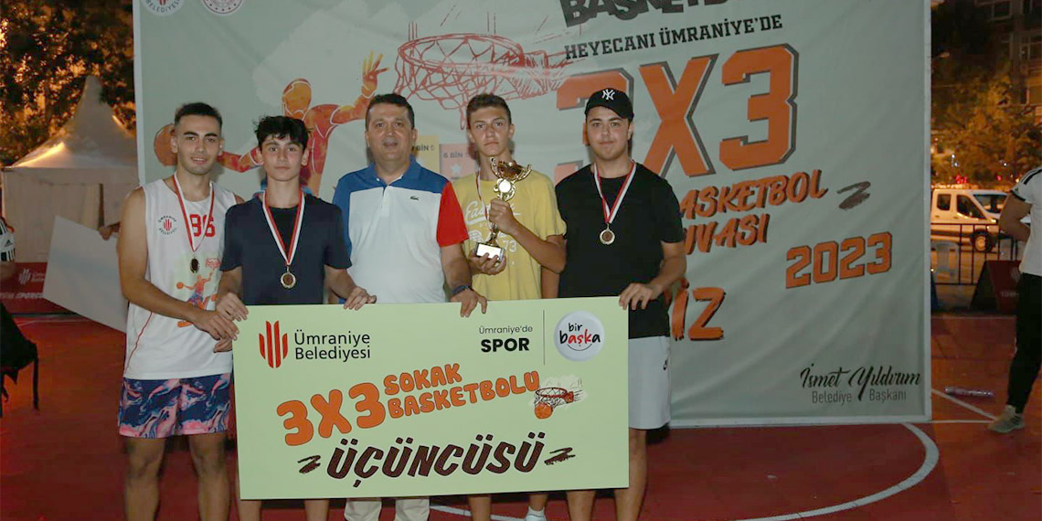 Sokak Basketbol Turnuvası'nda dereceye girenler belli oldu