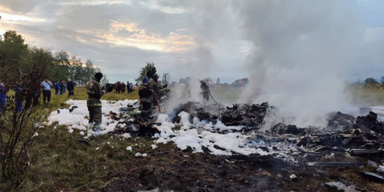 Wagner Lideri Prigozhin'in olduğu uçak düştü