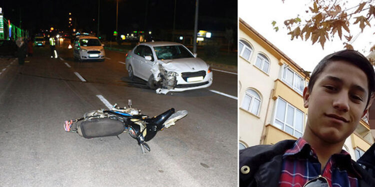 2 otomobilin çarptığı motosikletli Nuğman, öldü