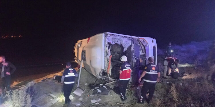 5 göçmenin öldüğü kazada yaralanan 21 kişi taburcu oldu