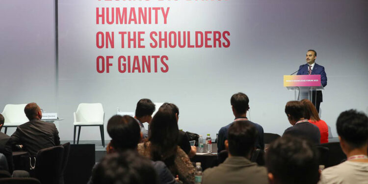 Bakan Kacır, Dünya Bilgi Forumu’nda konuştu