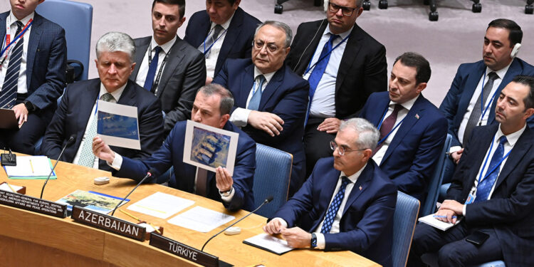 Bayramov, BM Güvenlik Konseyi’nde konuştu