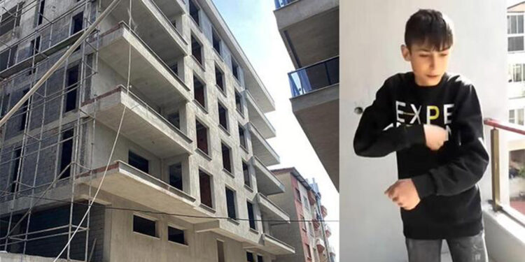 Çalıştığı inşaattan düşen liseli Zekai öldü