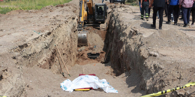 Çankırı'da altyapı çalışmasında göçük: 1 işçi öldü