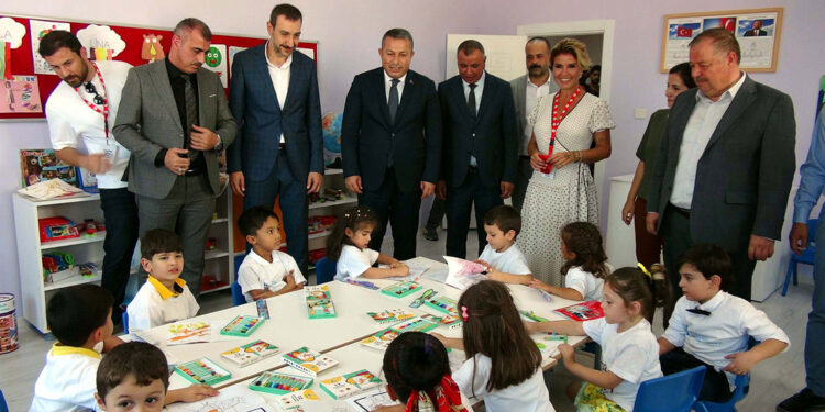 Çocuklar Gülsün Derneği'nin Kilis'te yaptırdığı anaokulu açıldı