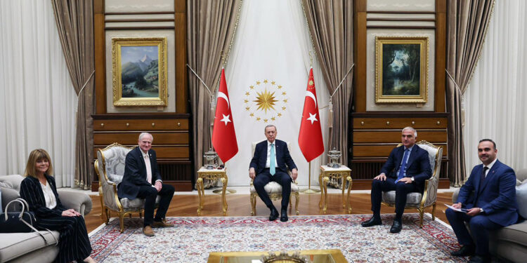 Cumhurbaşkanı Erdoğan, Christian Feichtinger'i kabul etti