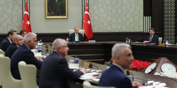 Cumhurbaşkanlığı Kabinesi Erdoğan başkanlığında toplandı