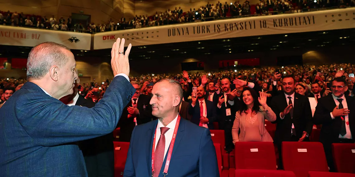 Erdogan dunya turk is konseyi 10uncu kurultayina katildiz - politika - haberton