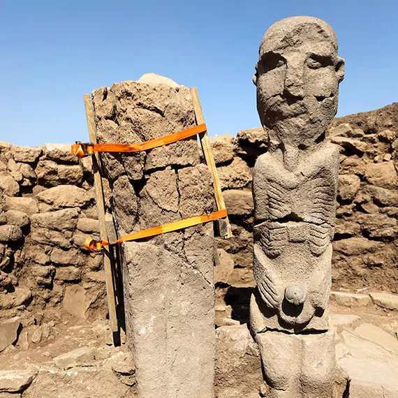 Gobeklitepede insan ve hayvan heykelleri bulunduf - kültür ve sanat - haberton