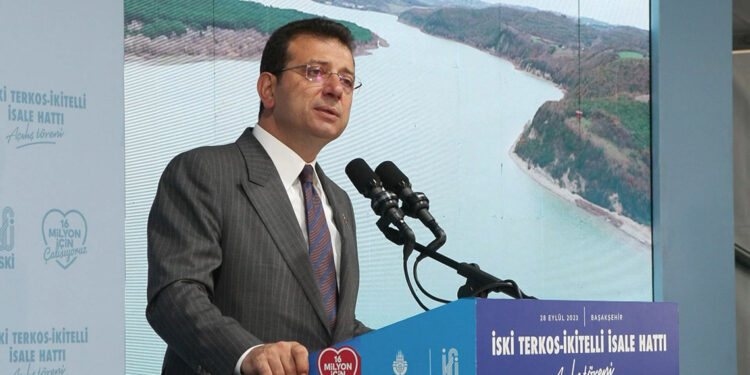 İmamoğlu, İstanbul'daki su kuraklığına dikkat çekti