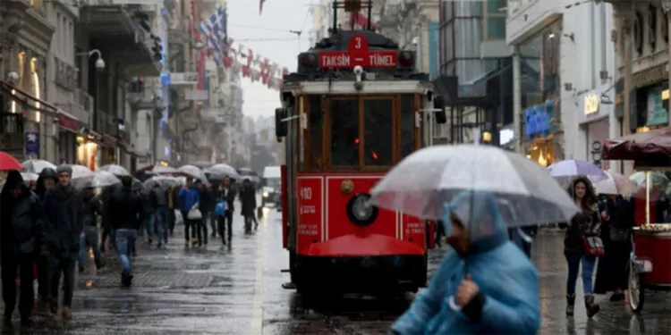 İstanbul için 'sarı' kodlu kuvvetli yağış uyarısı