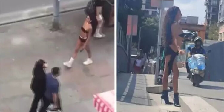 Kadıköy'de mayoyla gezen mankene ders niteliğinde ceza