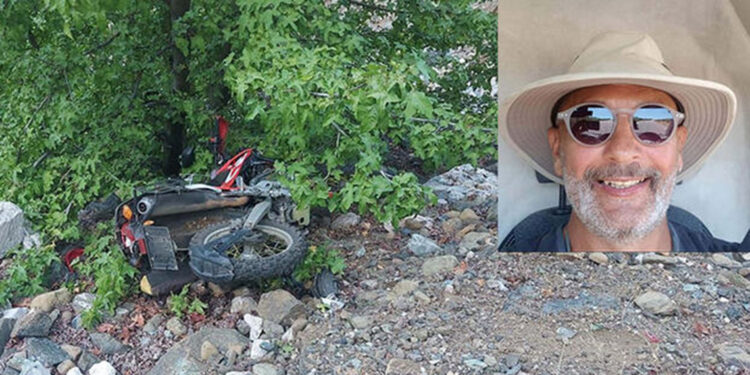 Kayıp motosikletli, uçurumda ölü bulundu