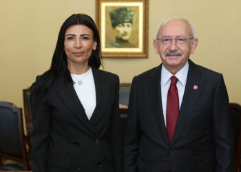 Kılıçdaroğlu, KKTC Meclis Başkanı Yardımcısı ile görüştü