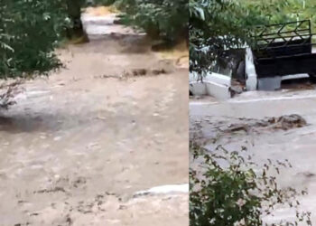 Nevşehir'de sağanak sele neden oldu