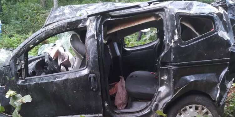 Ordu'da hafif ticari araç şarampole yuvarlandı: 3 ölü