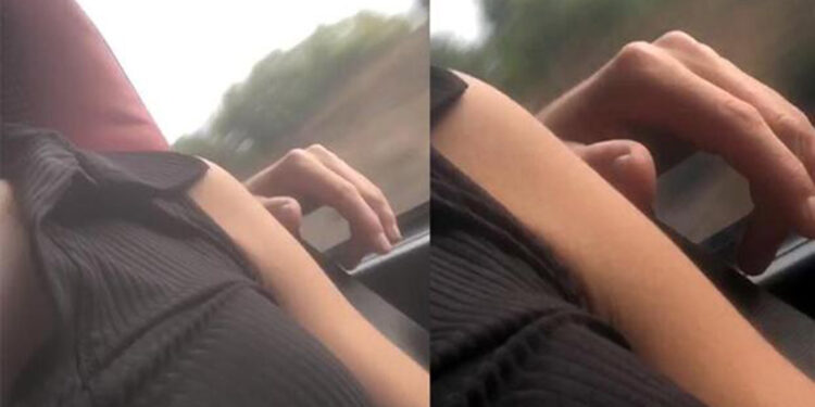 Otobüsünün yedek şoförünün taciz anını kameraya aldı