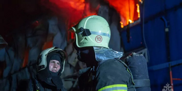 Rusya’da üretim tesisi ve depoda yangın