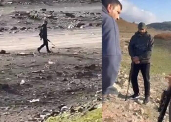 Sazlıdere Barajı’nda leylekleri silahla vuran 2 kişi yakalandı