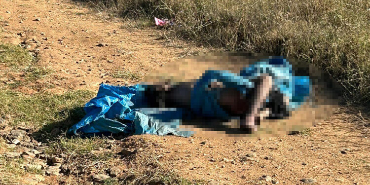 Toprak yolda bulunan cesette 'kaçak göçmen' şüphesi